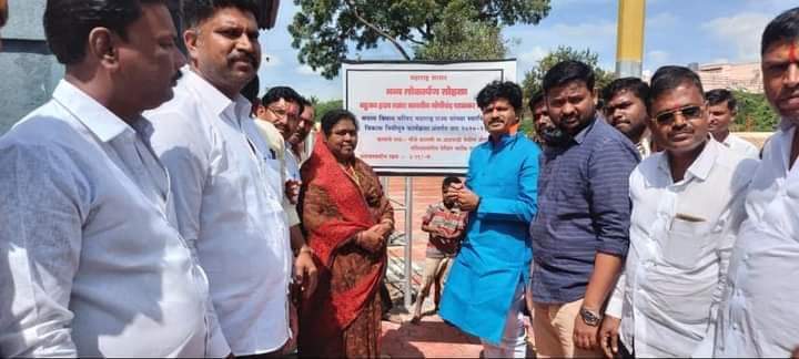करगणीत आ.गोपीचंद पडळकर यांच्या हस्ते विविध विकास कामांचा शुभारंभ