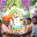 घटस्थापनेच्या शुभ मुहूर्तावर स्वाभिमानी शेतकरी संघटनेचे संस्थापक राजू शेट्टी यांनी आज जोतिबाला साकडे घालुन जागर एफ . आर .पी .चा आराधना शक्ती पीठाची यात्रेला शुंभारभ केला .