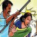 पत्नीवर संशय घेऊन पतीकडून मारहाण