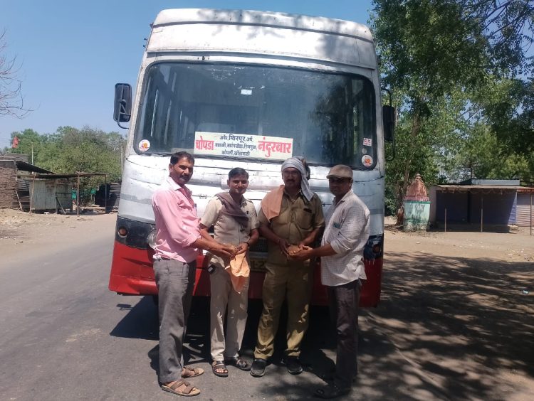 नंदुरबार ते चोपडा बस सुरू झाल्याने प्रवाशांमध्ये समाधान