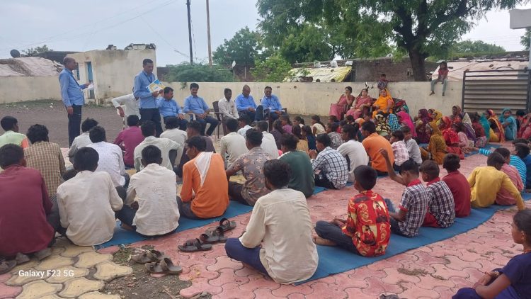 तऱ्हाडी विद्यालयाचा अभाणपूर येथे पालक मेळावा संपन्न