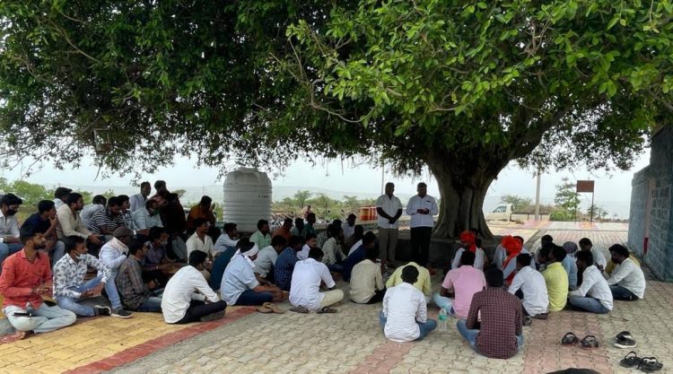 रासपचा आगामी जिल्हा परिषद पंचायत समिती स्वबळावर लढण्याचा निर्धार…. बहिर्जी नाईक यांना अभिवादन करुन केले वन भोजन: पदाधिकारी निवडीने तालुक्यात बांधली रासपची मोट