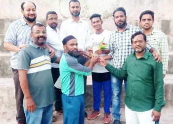 धावपटू आकाश धुळे चा सत्कार….