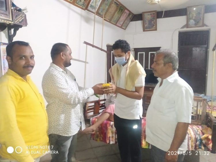 निमगुळ येथे सत्कार समारंभ