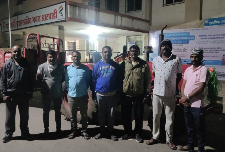 आटपाडीचे तहसिलदार सागर ढवळे यांची हॅट्रिक ….सलग तीन दिवसात अवैधरित्या वाळू वाहतूक करणाऱ्या तीन वाहनावर दमदार कारवाई