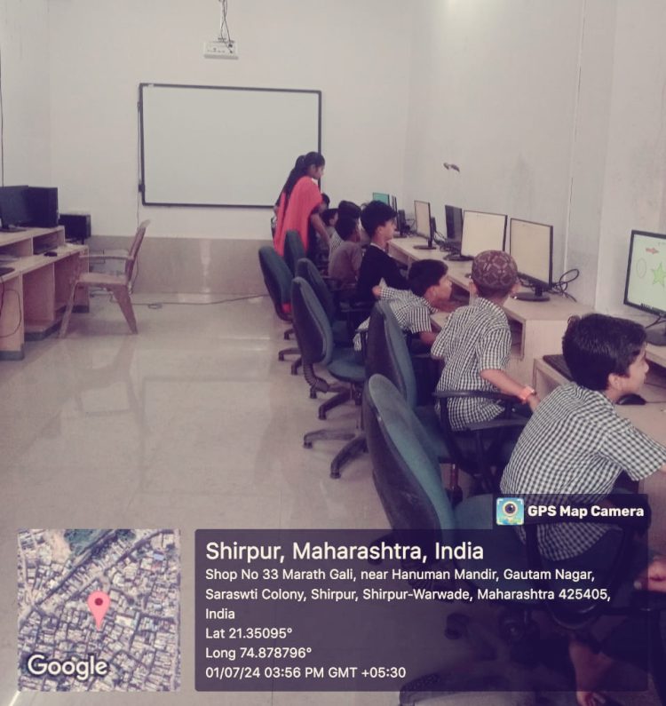 संगणक व डिजिटल साक्षरते मुळे होतोय प्रत्येक विद्यार्थ्याचा सर्वांगीण विकास