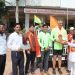 सदगुरू कृषि महाविद्यालयात नाशिक सायकलिस्ट असोसिएशन च्या सायकलवरून पंढरीच्या दिंडीचे उत्साहात स्वागत.